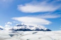 Walking on Perito Moreno glacier Patagonia, Argentina Royalty Free Stock Photo