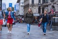 Walking at Piccadilly Circus London - a girls trip