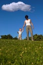 Walking Practice Royalty Free Stock Photo