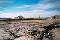 Walking through the Salt Flats Royalty Free Stock Photo