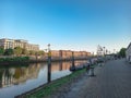 Walking the Schlachte promenade in the morning