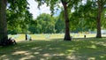 Walking through St. Jamess Park in London at summertime - LONDON, UK - JUNE 9, 2022