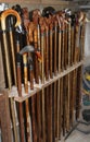 Walking sticks handcrafted by an old gamekeeper