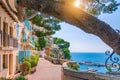 Monaco village in Monaco, Monte Carlo, France. Royalty Free Stock Photo