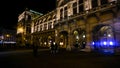 Walking The Street Of Downtown Vienna On A Romantic Night, Austria