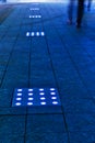 Walking Street illuminated by led light bulbs