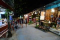 Walking street at night. Ko Lipe. Satun province. Thailand Royalty Free Stock Photo