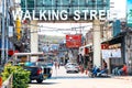 Walking street popular street in Pattaya.