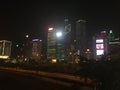 Beautiful night view of Hong Kong