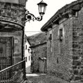 Walking the streets of Potes (Cantabria, Spain) Royalty Free Stock Photo