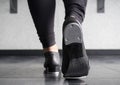 Walking in tap shoes in tap class Royalty Free Stock Photo