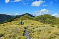 Walking to Mount Arthur Kahurangi National Park, New Zealand, South Island