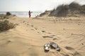 Walking to the sea Royalty Free Stock Photo