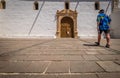 Walking towards Cathedral entrance