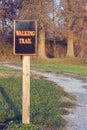 Walking trail Royalty Free Stock Photo