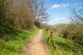 Walking trail acroos the hills or pass to Ivinghoe Beacon - 1 Royalty Free Stock Photo