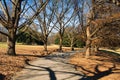 Walking trail in Piedmont Park Royalty Free Stock Photo