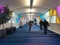 Walking through a Tunnel to The Interior Decorating Show