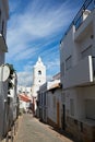 Walking in the typical streets of Lagos, Algarve, south of Portugal