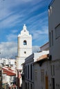 Walking in the typical streets of Lagos, Algarve, south of Portugal