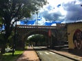 Walking under the Broken Bridge in Cuenca, Ecuador