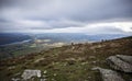 View from summit of The Old Man Of Coniston Royalty Free Stock Photo