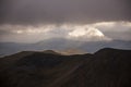 View from summit of The Old Man Of Coniston Royalty Free Stock Photo