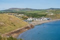 Walking on the Welsh Coast Path around Aberdaron on the Llyn Peninsula in North Wales