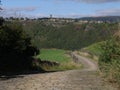 Walking on the yorkshire moors. Royalty Free Stock Photo