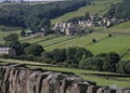 Walking on yorkshire moors. Royalty Free Stock Photo