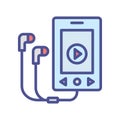 Walkman Isolated Vector icon which can easily modify or edit
