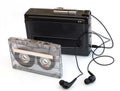 walkman and music cassette