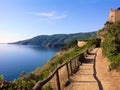 Walkpath in Porto Azzurro, Italy Royalty Free Stock Photo