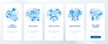 Walkthrough cognitive computing work with blue icons