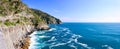 The walkway along the coastline, Via del Amore in the national park Cinque Terre