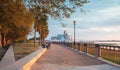 Walkway Charleston South Carolina Waterfront Royalty Free Stock Photo