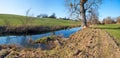 walkway along Glonn river, upper bavaria