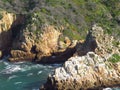 Walkway and bridges among the rocks, Knysna Royalty Free Stock Photo