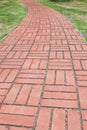 Walkway in the city at Malacca,Malaysia. Royalty Free Stock Photo