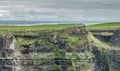 Walkway on the Cliffs of Moher Royalty Free Stock Photo