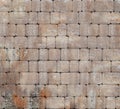 Walkway concrete slab texture with rusted effect