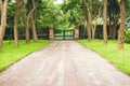 Walkway covered tunnel Trees