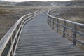 Walkway at Doninos Beach, Ferrol Royalty Free Stock Photo