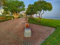 Walkway garden in the beach, Muscat , Oman