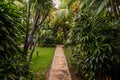 walkway in hotel resort