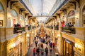 Walkway inside GUM department store in Moscow