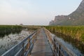 Walkway, lake of Sam Roi Yot