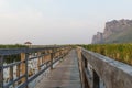 Walkway, lake of Sam Roi Yot