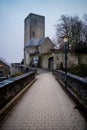 Walkway leading to the Blankenstein Castle in Hattingen, Germany Royalty Free Stock Photo
