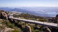 Walkway at Mt Wellington lookout in Hobart, Tasmania Royalty Free Stock Photo